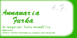 annamaria furka business card